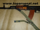 Russian tactical tarpaulin RAS-M folding stock AK74M, AKS74, AK101-105, RPKS, RPKS74, RPK 3-point gun sling Khaki