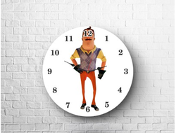 Часы Привет Сосед/ Hello Neighbor №7