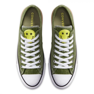 Кеды Converse Chuck Taylor All Star Happy Camper Low Top зеленые фото