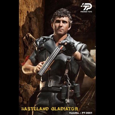ПОМЯТ УГОЛОК - Безумный Макс, Макс Рокатански (Мел Гибсон, "Mad Max") - КОЛЛЕКЦИОННАЯ ФИГУРКА 1/6 Wasteland Gladiator (PT0001) - Premier Toys