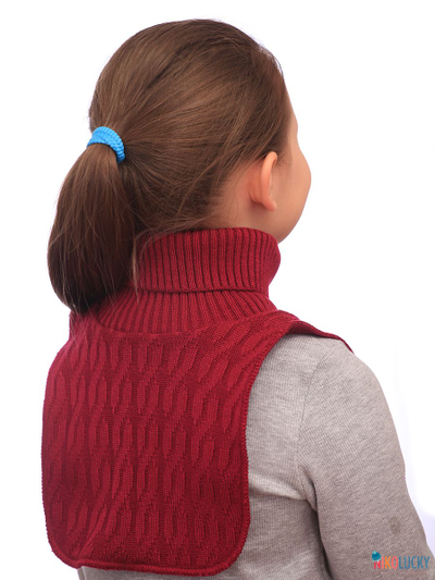 Манишка 23-34 подклад 100% полиэстер, размер 3 (от 5 лет) малиновый