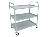 Тележка официантская ПищТех ТОО-3-01 окраш.,3 полки, разборная конструкция,  800х500х925 мм