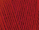 Красный арт.56 Lanagold 800 51% Акрил, 49% Шерсть 100 г /730 м