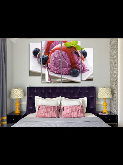 Модульная картина "Нежный десерт"