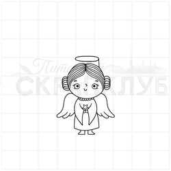 ФП штамп "ангел с нимбом"