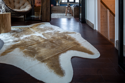 Ковер шкура из искусственного меха антилопы