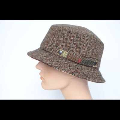 фото Шляпа панама Alfonso D ' Este 41970 коричневая