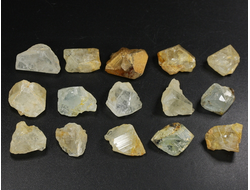 Топаз, кристалл, "дикий", в ассортименте, Россия, Забайкальский край (13-18 мм, 2-3 г) №36032