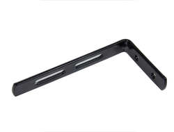 КРОНШТЕЙН стеновой черный 12см (1шт) в упаковке [57849]