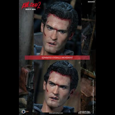 ПРЕДЗАКАЗ - Эш Уильямс (Зловещие Мертвецы 2, Evil Dead) - Коллекционная ФИГУРКА 1/6 scale Evil Dead II Ash Williams (EDA003) - ASMUS TOYS ?ЦЕНА: 33300 РУБ.?