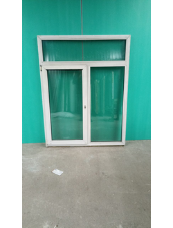 Бу1750-ОКНО БУ ШИРИНА 1360 ВЫСОТА 1760 ПРОФИЛЬ 60 ММ, 32 СП (ДВУХКАМЕРНЫЙ)