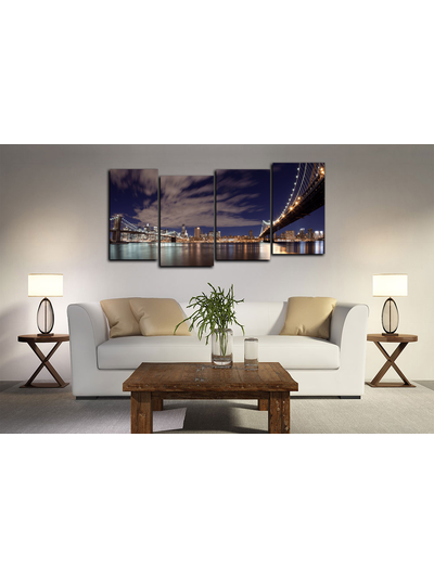 Модульная картина "Мостовые Нью-Йорка"