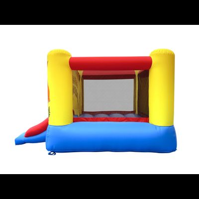 Батут с горкой Happy Hop «Забавный динозавр»