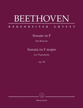 Beethoven. Sonate №22 F-Dur op.54 für Klavier