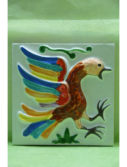 Сокол-Воин (изразцовая плитка)