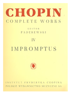 Chopin, Fr?d?ric Impromptus for piano