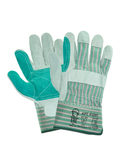 Перчатки ДОКЕР - спилковые, комбинированные, усиленные