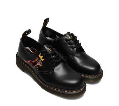 Полуботинки Dr Martens 1461 Basquiat Black Smooth