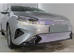 Защита радиатора KIA Cerato 2021- chrome верх PREMIUM