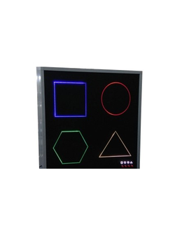 Панель (панно) интерактивная ЦВЕТНЫЕ ФИГУРЫ-4