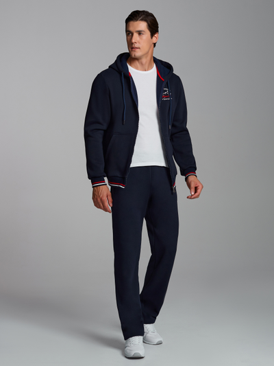 Теплые  брюки мужские  22BM-1040, темно-синие