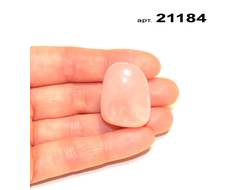 Розовый кварц натуральный (галтовка) арт.21184: 18,5г - 29*22*17мм