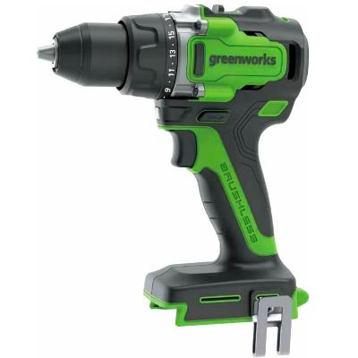 Дрель-шуруповерт ударная аккумуляторная Greenworks GD24DD140, 24V, 140 Нм, АКБ 5 Ач и ЗУ