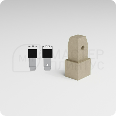 Фурнитура КПк 11-10 для плиточного профиля ПК 11-10.2700.020 Муар золотой