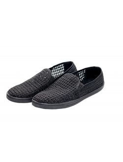 Туфли сетка черные