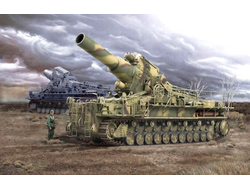 Сборная модель: (Trumpeter 00215) Германское самоходное орудие "Карл"