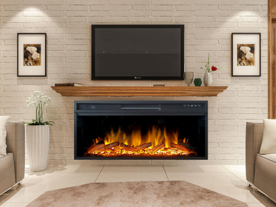 Линейный электроочаг Vision 42 LOG