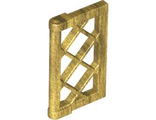 Pane for Window 1 x 2 x 3 Lattice with Thick Corner Tabs, Pearl Gold (60607 / 4541873)