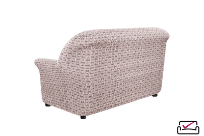 Чехол на 2х местный диван СИЕНА Сатурно Коричневый. Хлопок. ИТАЛИЯ