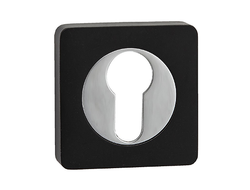 RENZ Накладка INET 02 B-CP черная с хромом