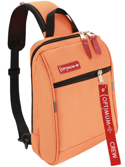 Рюкзак с одной лямкой - сумка на грудь Optimum XXL RL, оранжевый