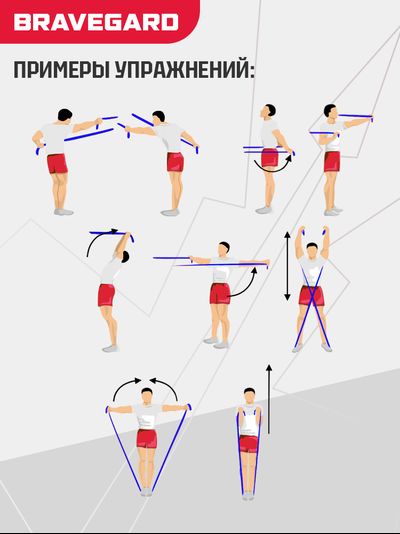 Борцовская резина лента (50х5)