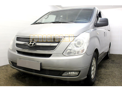 Защита радиатора Hyundai Starex H1 II 2007-2015 black низ