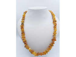 Лечебные бусы из натурального янтаря 60 см 10967