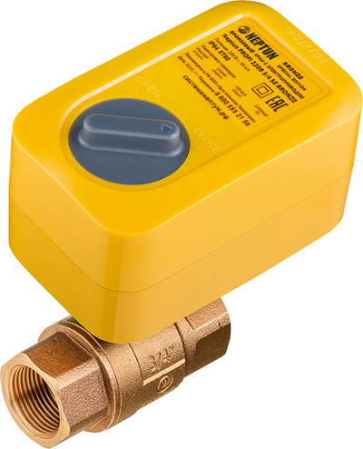 Бронзовый кран с электроприводом NEPTUN SE BRONZE 12В 3/4