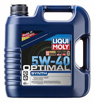 3926 LM Синт.мот.масло Optimal synt 5W40 SL/CF 4л
