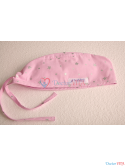 Медицинская шапочка "Глиттер звездочки"