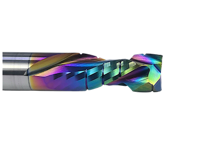 Фреза компрессионная со стружколомами спиральная 12x32 s12x90 Z2+2 HM