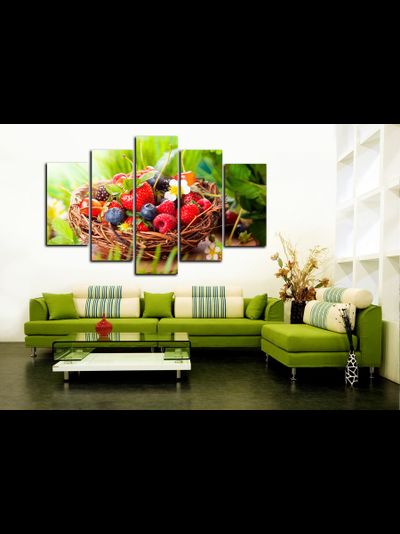 Модульная картина &quot;Лесные ягоды&quot;