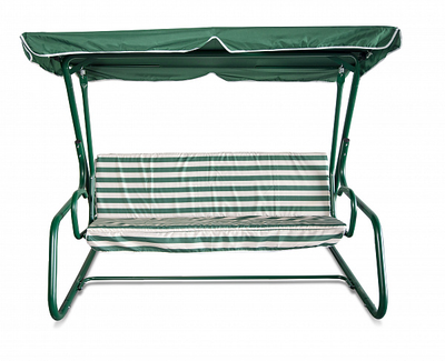 Качели садовые трехместные ламель раскладные КД3.301