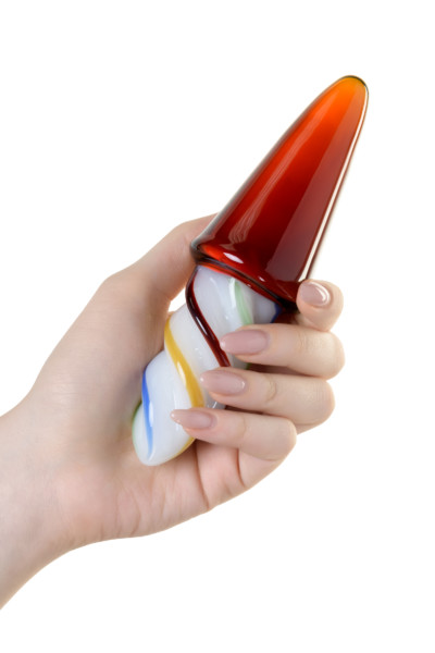 912291 ДВУСТОРОННИЙ ФАЛЛОИМИТАТОР SEXUS GLASS