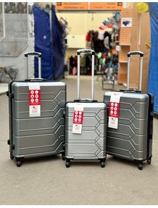 Чемодан маленький Neyron ABS S серый