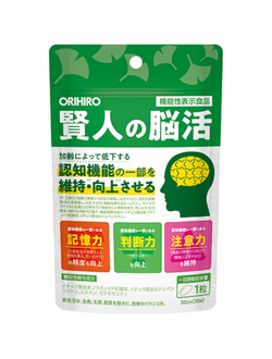 ORIHIRO Brain Activity Комплекс с гинкго билоба для мозговой активности на 30 дней