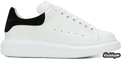 ALEXANDER MCQUEEN БЕЛЫЕ С ЧЕРНОЙ ПЯТКОЙ (35-40)