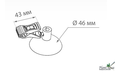 SwetAqua Yady Clips - Держатель для Корма и листьев миндаля