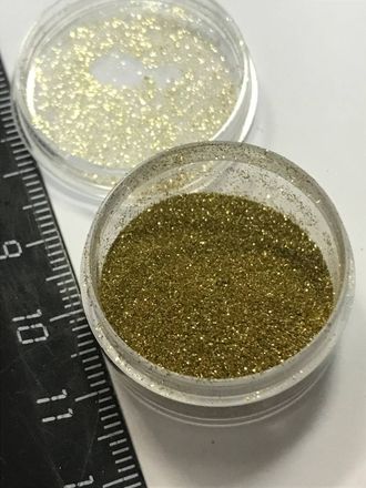 Блестки глиттер декоративный "Золотая пыль" 0,1 мм 5 кг